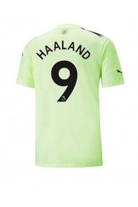 Manchester City Erling Haaland #9 Voetbaltruitje 3e tenue 2022-23 Korte Mouw